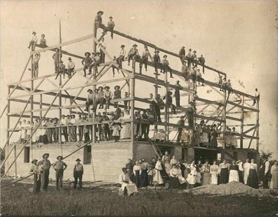 Image result for barn raising