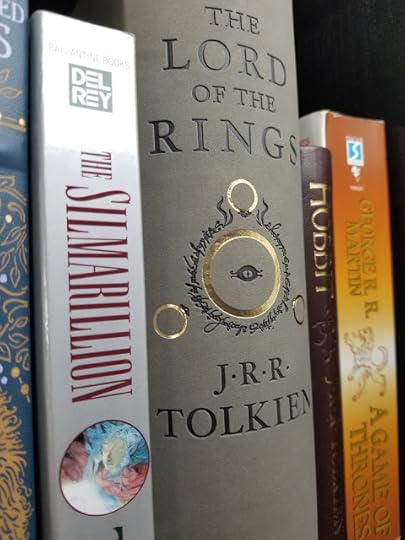 JRR Tolkien and George RR Martin