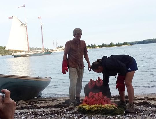 Lobster Bake Rockland Maine Russ Island 2