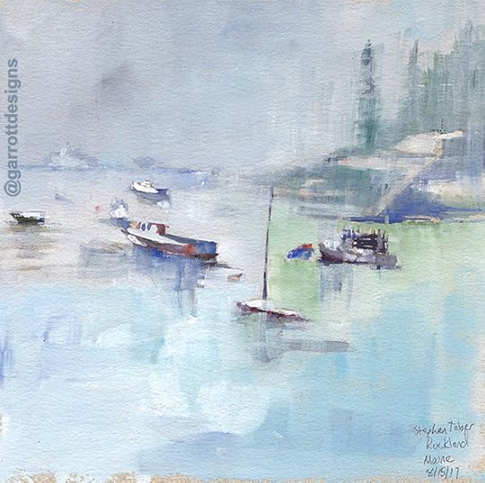 travel sketches, schooner, sailboat, art, Maine, maritime, watercolor, Stephen Taber, decor
