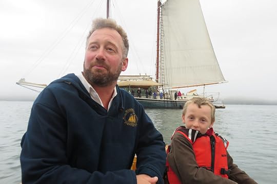 Captain Noah and young Captain Oscar Schooner Stephen Taber