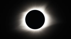 photo of totality in the great american eclipse