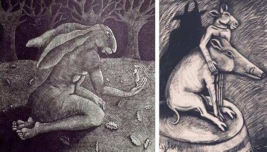 Drawings by Sophie Ryder