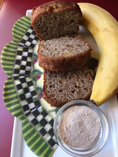 Banana Bread made with Banana Flour
