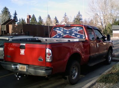 Image result for confederate flag on pickup truck images