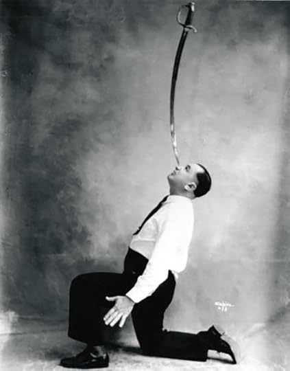 balancing man