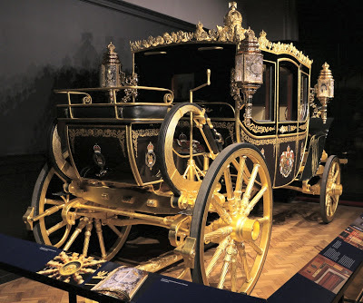 Diamond Jubilee State Coach at Royal Mews, Buckingham Palace