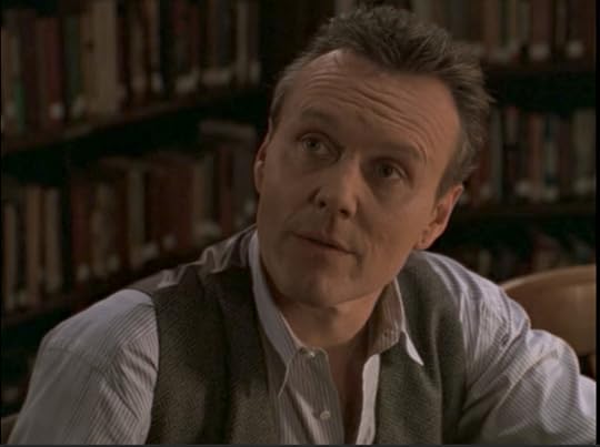 Giles is making a face like he wants to say something, but knows there's nothing to say because everything Cordelia just said is 100% true.