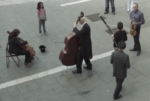 A Little Girl Gives Coins To A Street Musician And Gets The Best Surprise In Return