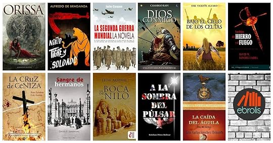Mega pack Ebrolis de novela hist&oacute;rica, portadas libros