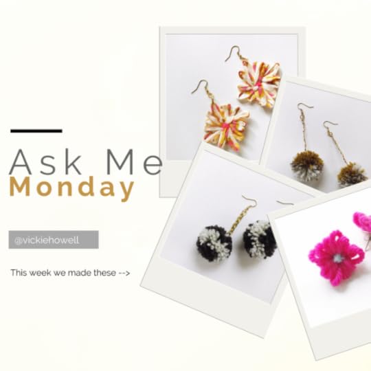 How to Make Pompom and Yarn Earrings with i@iamvickiehowell