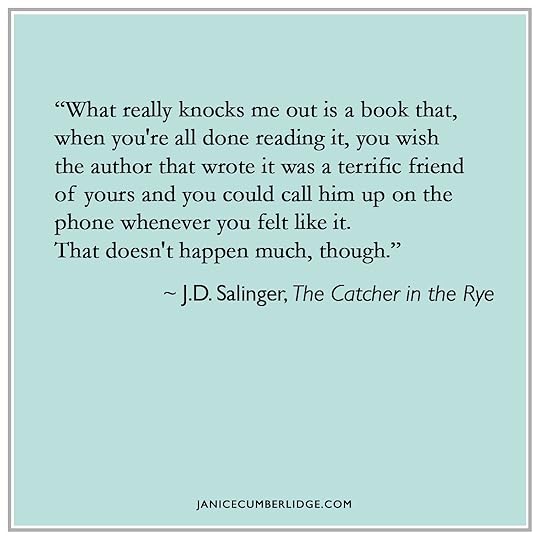 Quote J. D. Salinger Catcher In The Rye
