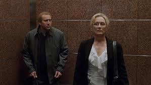 Nicolas Cage as Charlie Kaufman and Meryl Streep as Susan Orlean