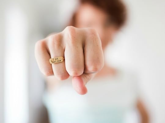Woman's fist - I am bad ass