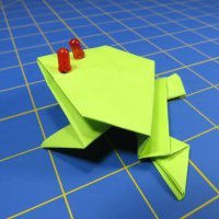Light-Up Origami Frog
