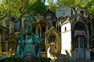 Tombs in Père Lachaise Cemetery