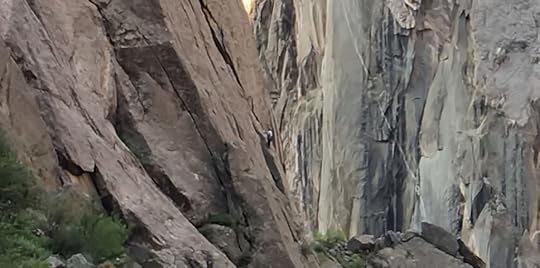 Climber in the Black Canyon of the Gunnison