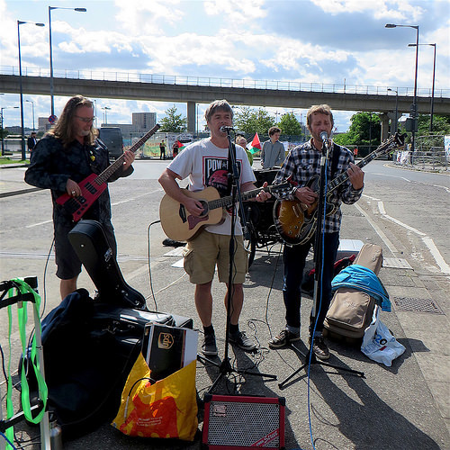The Four Fathers against the DSEI Arms Fair