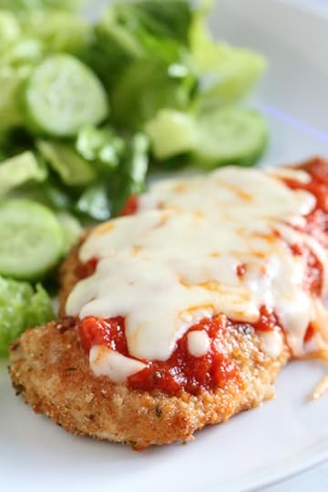 Chicken Parmesan comes out great in the Air Fryer, no need to use so much oil!