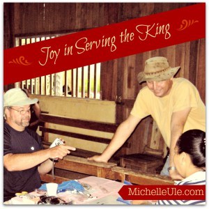 Joy, joy in serving the King, God, spiritual growth, faith, Bible, Bible study, Jesus, forgiveness, missionary work, missions, self-sacrifice