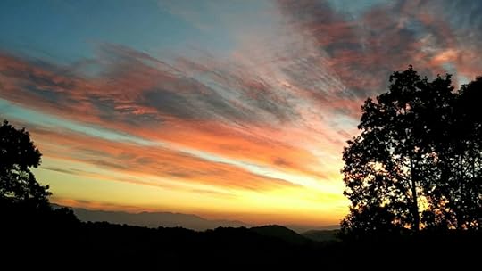 Sunset over the Blue Ridge Mountains. Photo credit: Anne Duchac.