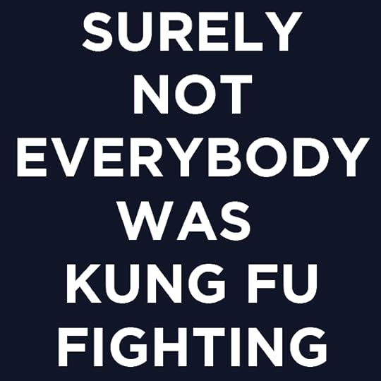 A black background with white block text that reads, 