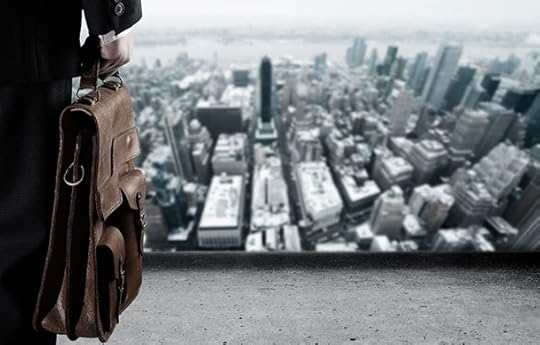 businessman concerned about the uncertain future