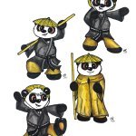 Karate Panda Set