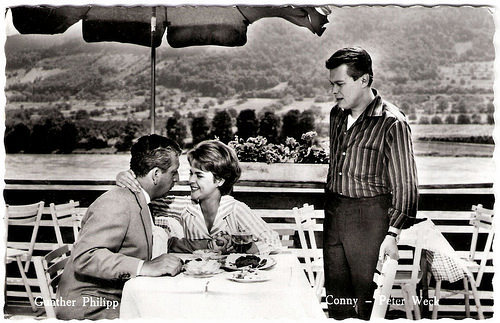 Günther Philipp, Conny Froboess and Peter Weck in Mariandl (1961)