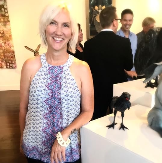 Lisa L. Kirchner with Red Berry Crow by Karla Walter