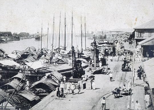 Manila port expansion photo for Jennifer Hallock author of Sugar Sun steamy historical romance series. Serious history. Serious sex. Happily ever after.