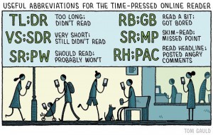 Online review acronyms