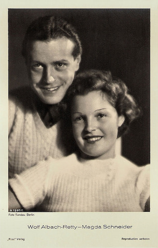 Wolf Albach-Retty and Magda Schneider