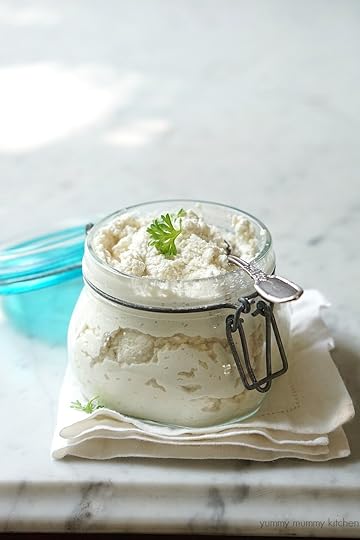 This easy vegan ricotta is made with almonds and perfect in lasagna.