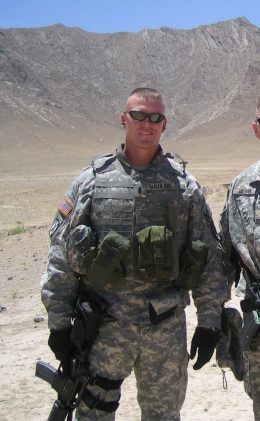 Matt Haviland during his time in the military. 