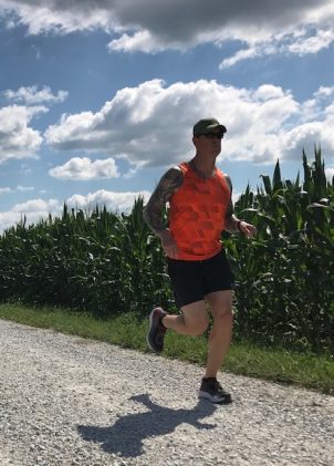 Haviland training for this year's race.