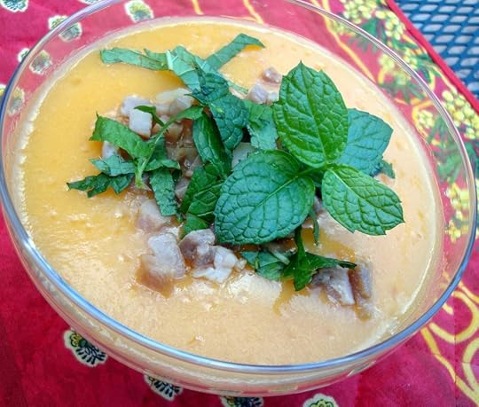 Melon Peach Gazpacho