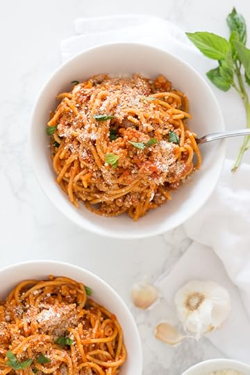 This One-Pot Spaghetti with Turkey Meat Sauce is made with whole wheat pasta in the pressure cooker – hands down, the quickest and easiest way to get dinner on the table while making the whole family happy! Your solution to getting dinner on the table FAST on those busy weeknights and having everyone clean their plates! Kid-friendly, one-pot, 5 ingredients and ready in 15 minutes!