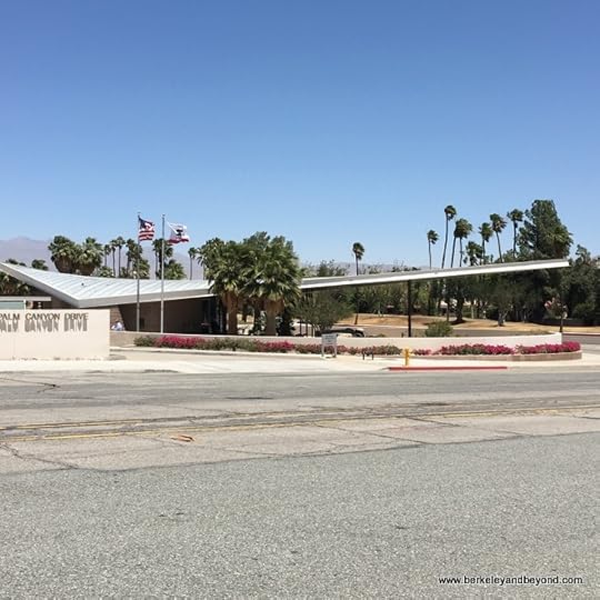 exterior of Palm Springs Visitors Center, Palm Springs, California