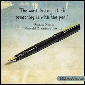 Interview, imagined Biddy Chambers interview, living your utmost for God's highest glory, Oswald Chambers, biographer, Mrs. Oswald Chambers