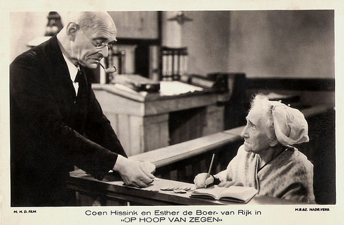 Esther de Boer van Rijk and Coen Hissink in Op hoop van zegen (1934)