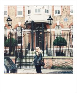 Outside 16 Cheyne Walk London where Rossetti lived from 1862