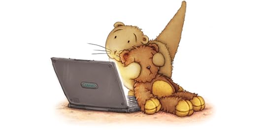 Otter on laptop