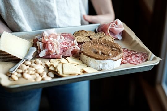 Baked Brie with Easy Grape Jam via Eat This Poem