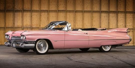 1959 pink cadillac convertible