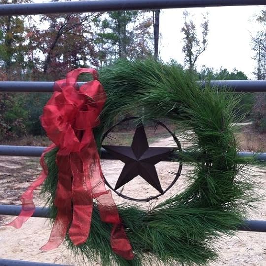 Texas Christmas wreath