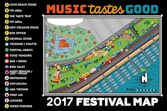 music tastes good 2017 fest map
