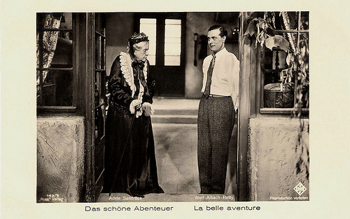 Adele Sandrock and Wolf Albach-Retty in Das schöne Abenteuer (1932)