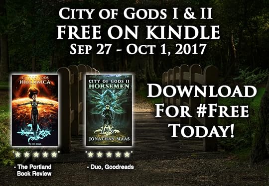 Promo for City of Gods series - Free on Kindle Sep 27 - Oct 1, 2017