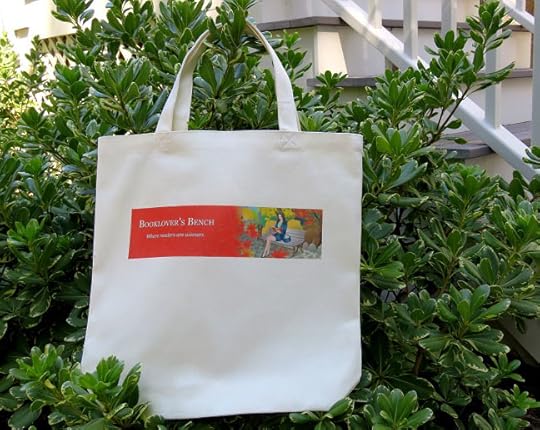 Booklover's Bench tote bag